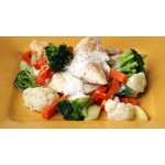 Pechuga salteada con vegetales exóticos